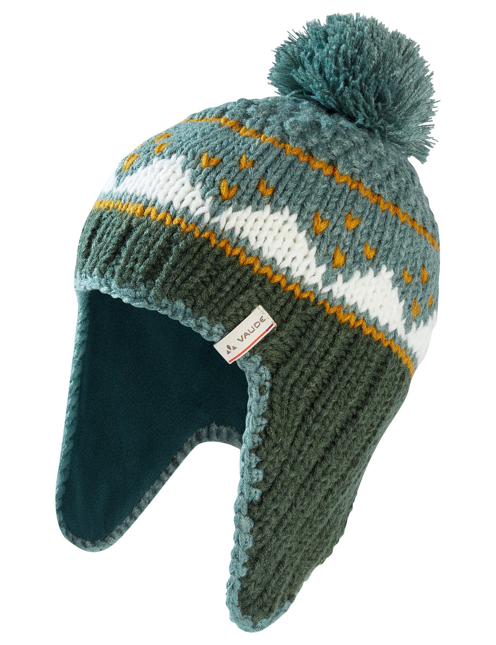 Kids Knitted Cap IV - dusty forest