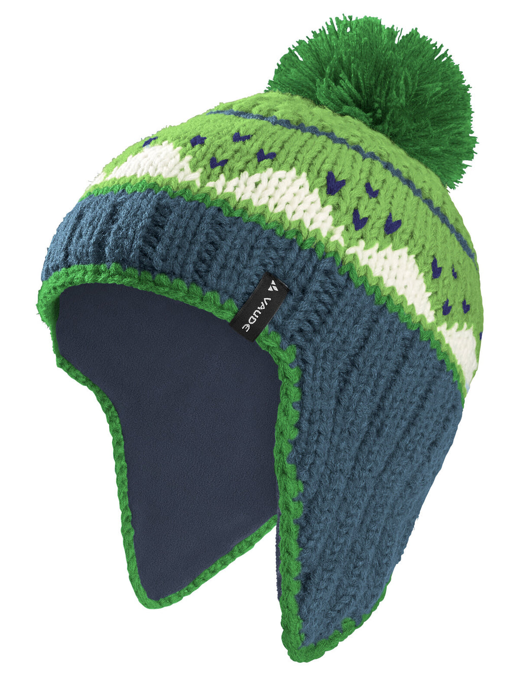 Kids Knitted Cap IV - steelblue