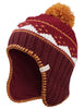 Kids Knitted Cap IV - splash pink