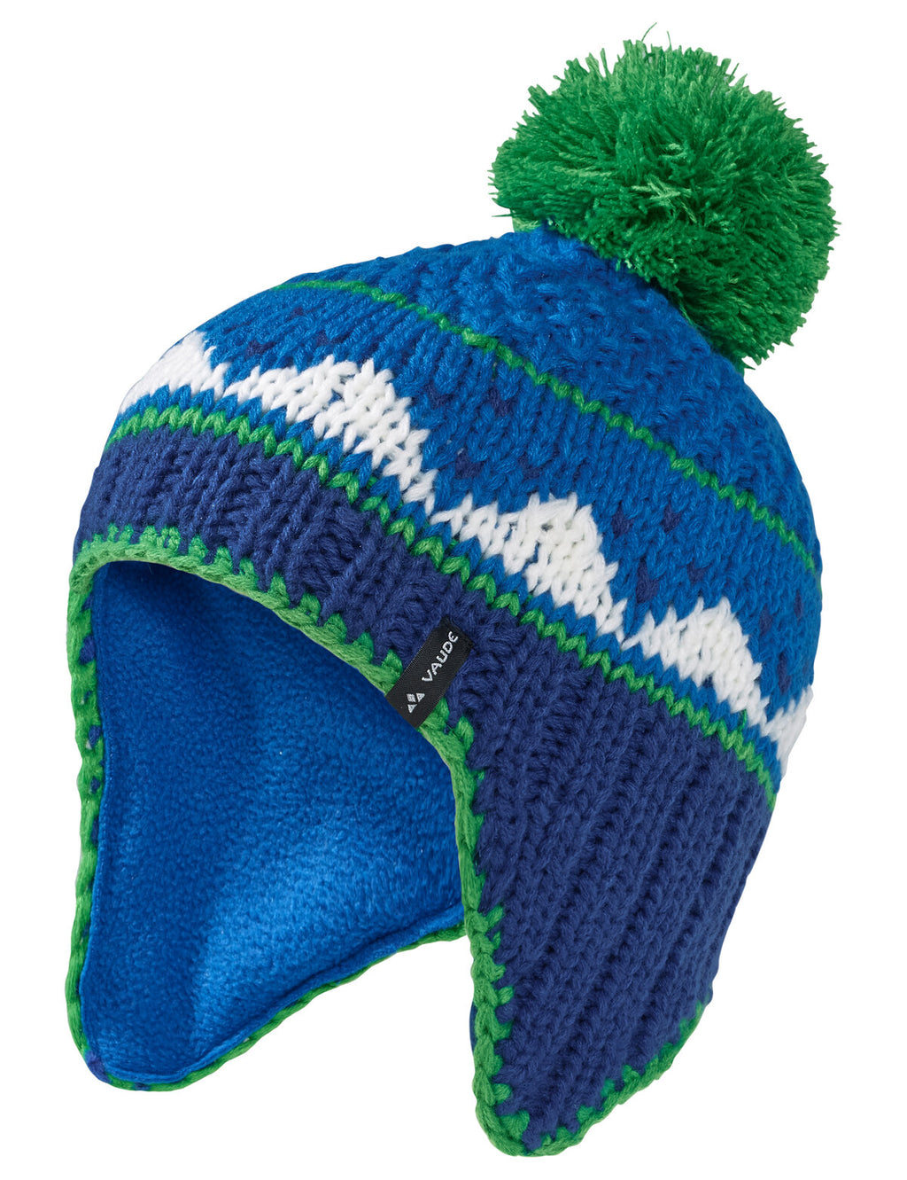 Kids Knitted Cap IV - hydro blue