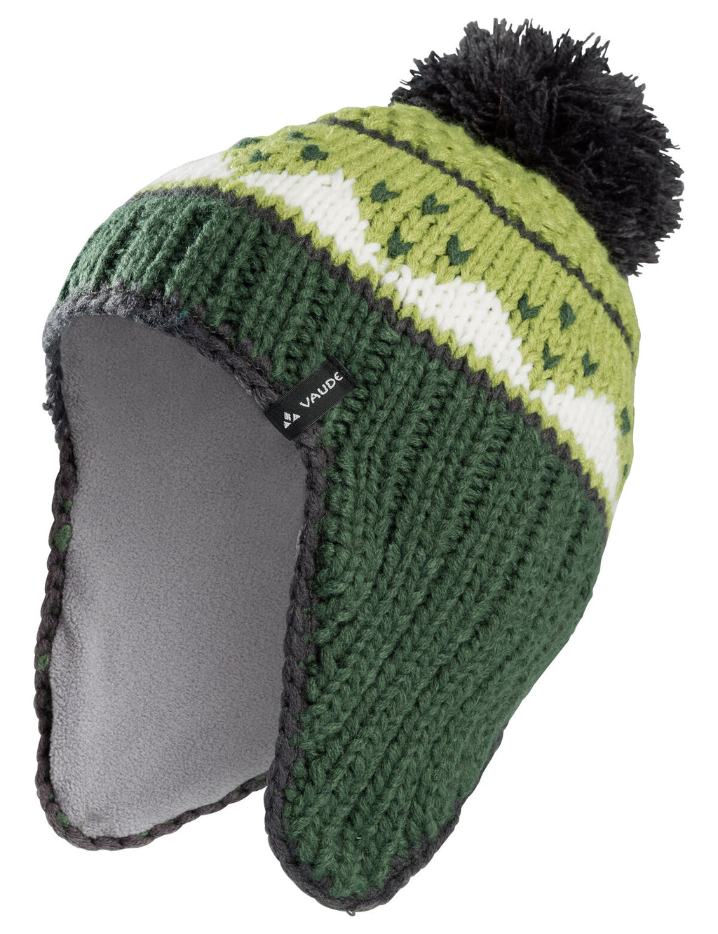 Kids Knitted Cap IV - green pepper