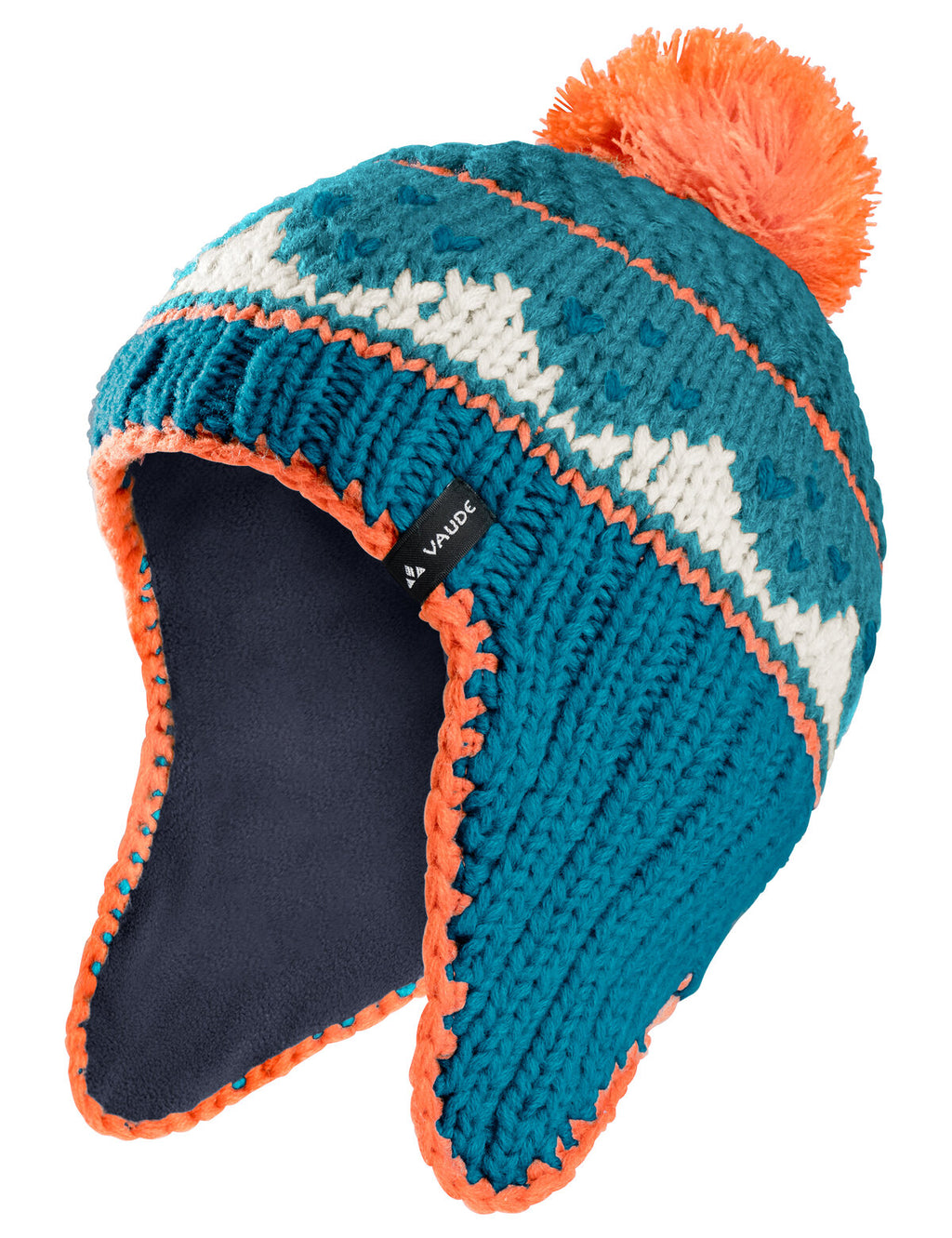 Kids Knitted Cap IV - pacific