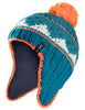 Kids Knitted Cap IV - pacific
