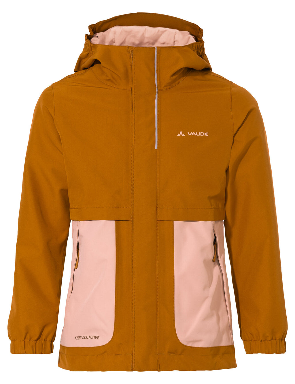 Kids Campfire 3in1 Jacket Girls - silt brown/rose