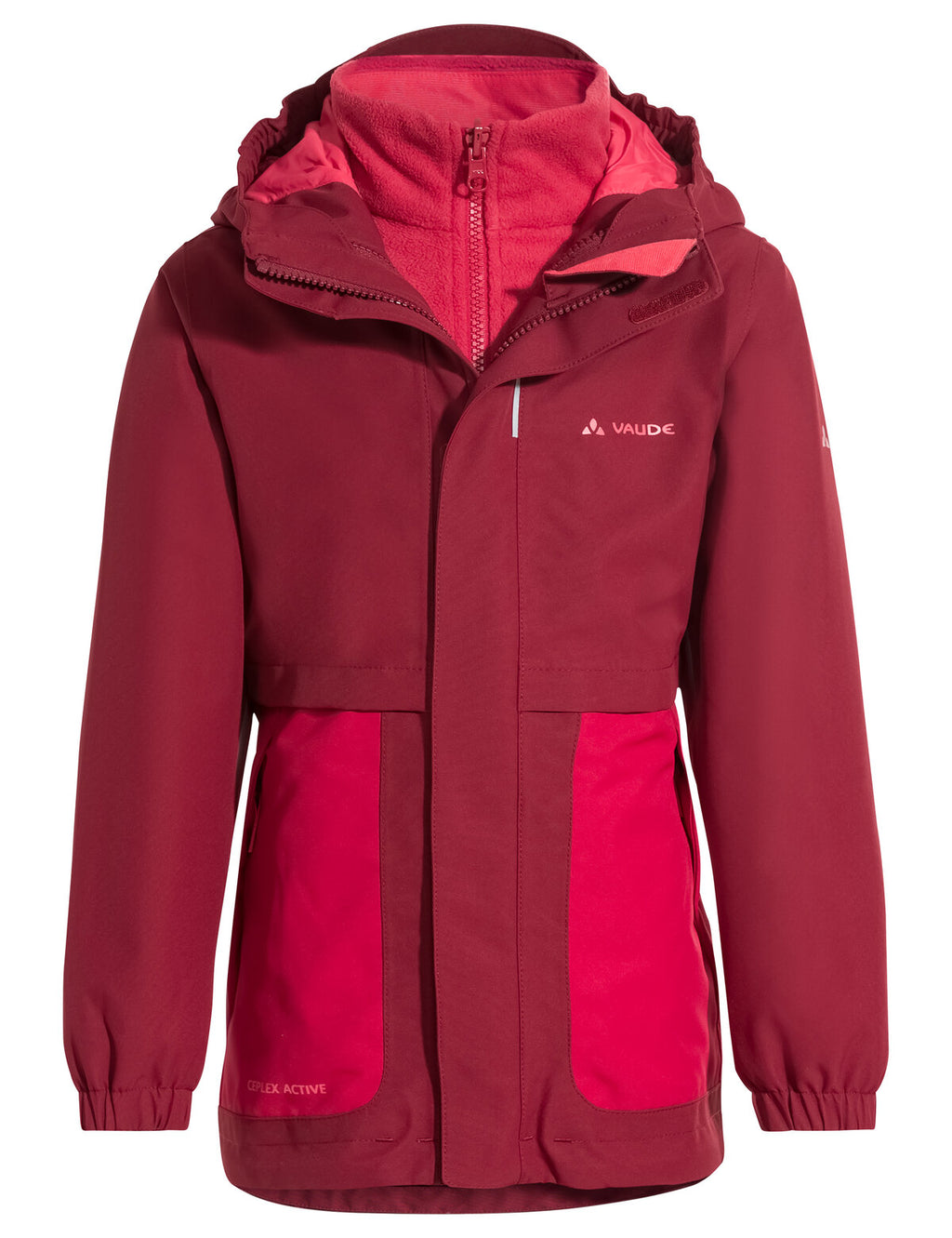 Kids Campfire 3in1 Jacket Girls - salsa