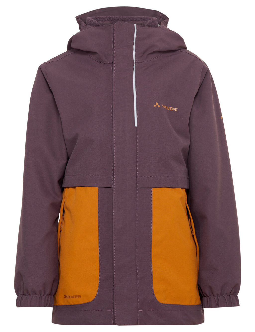 Kids Campfire 3in1 Jacket Girls - blackberry/brown