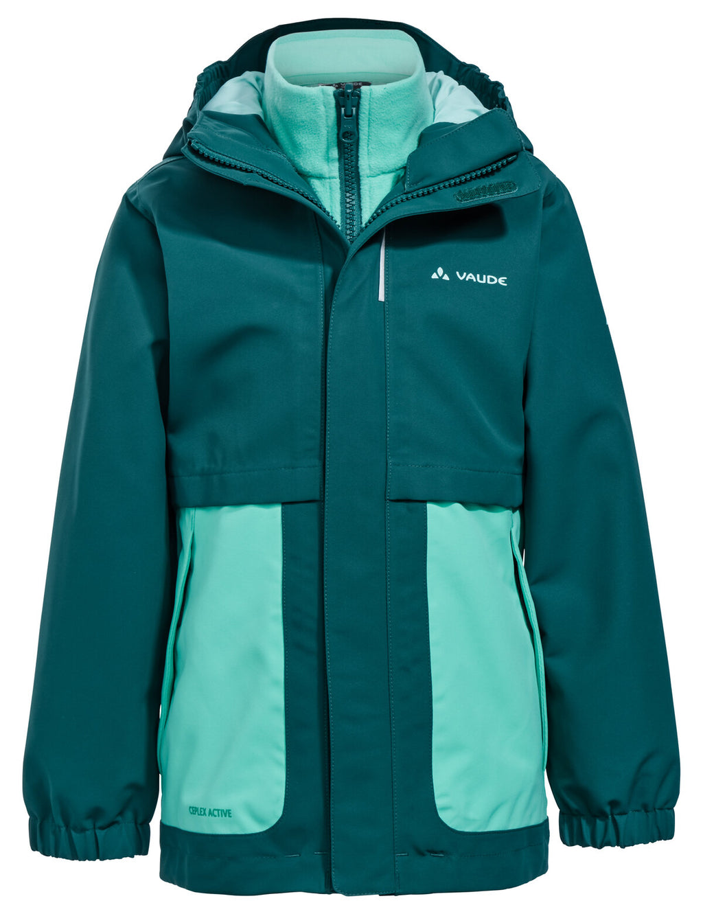 Kids Campfire 3in1 Jacket Girls - petroleum