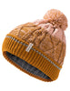 Kids Cornua Beanie III - silt brown/rose