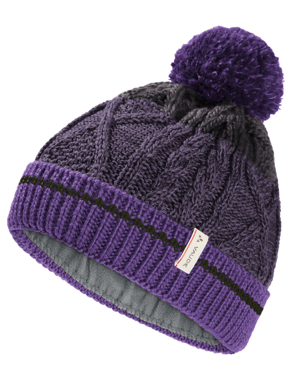 Kids Cornua Beanie III - deep plum