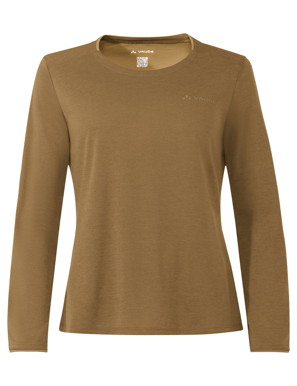 Women's Essential LS T-Shirt - peanut butter