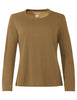 Women's Essential LS T-Shirt - peanut butter