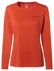 Women's Essential LS T-Shirt - glowing red