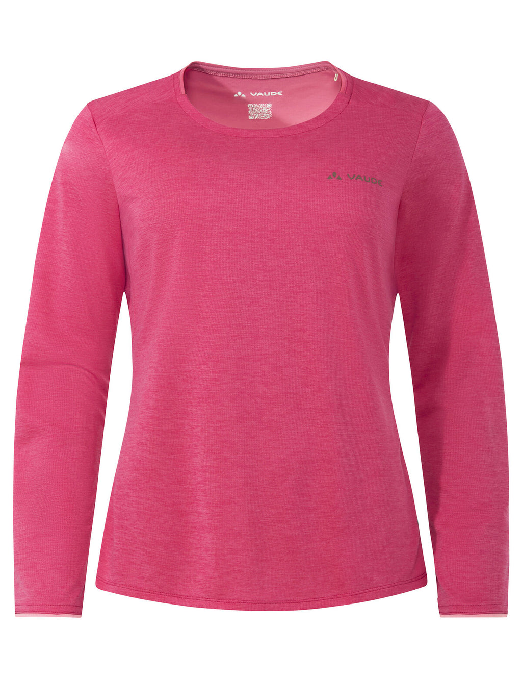 Women's Essential LS T-Shirt - hibiscus pink