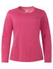Women's Essential LS T-Shirt - hibiscus pink