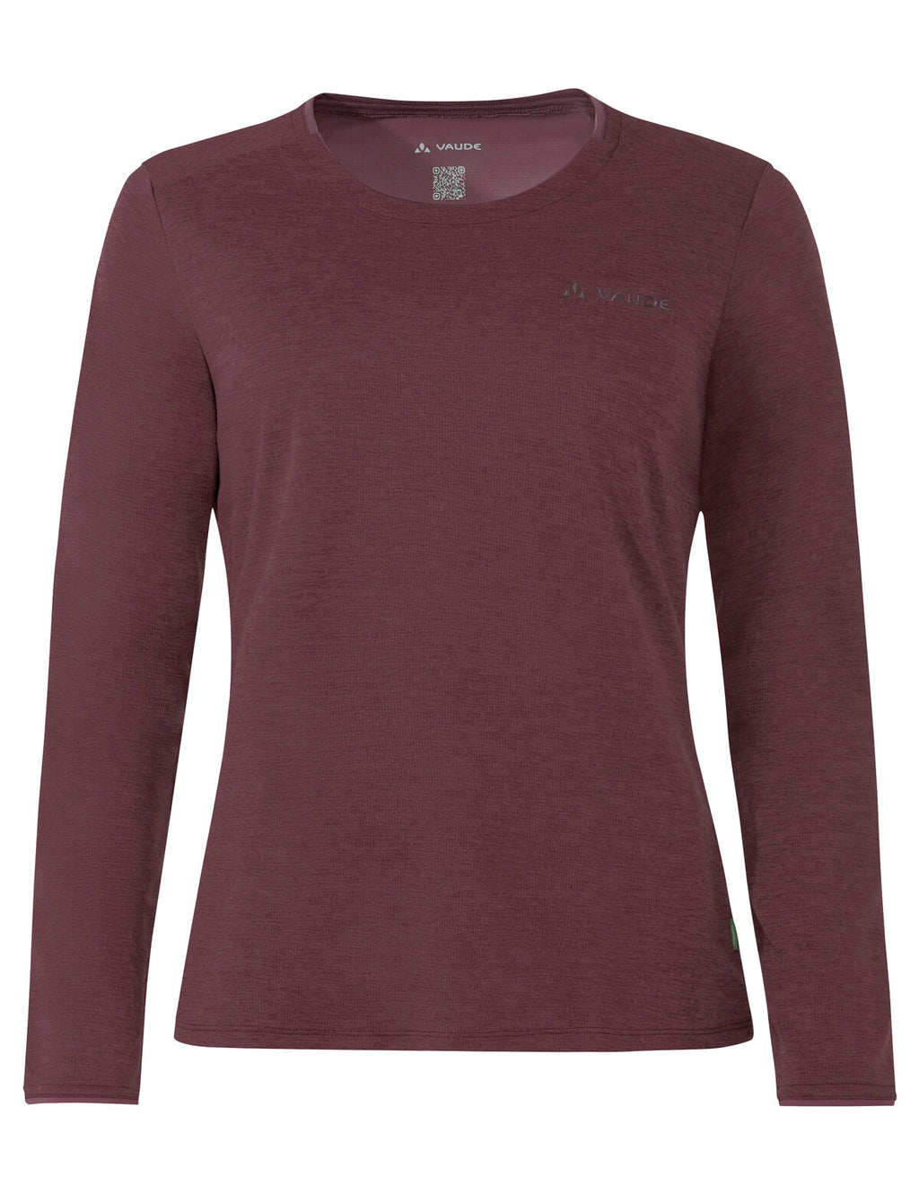 Women's Essential LS T-Shirt - ruby dusk
