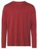Men's Essential LS T-Shirt - carmine/mars red
