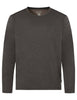 Men's Essential LS T-Shirt - deer brown