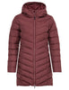 Women's Annecy Down Coat - dark cherry