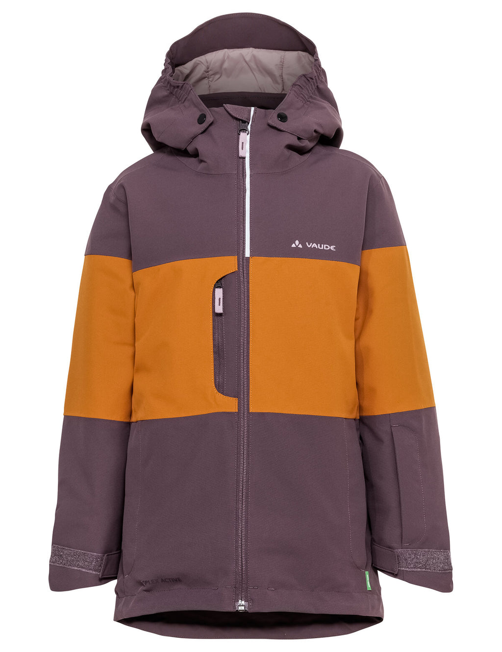 Kids Snow Cup Jacket - blackberry/brown