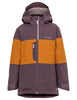 Kids Snow Cup Jacket - blackberry/brown