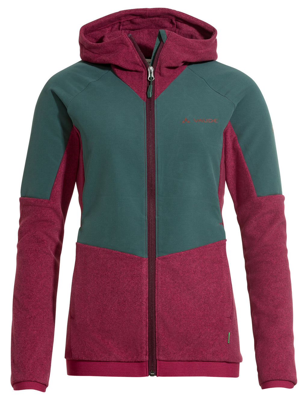 Women's Yaras Hooded Fleece Jacket - cassis