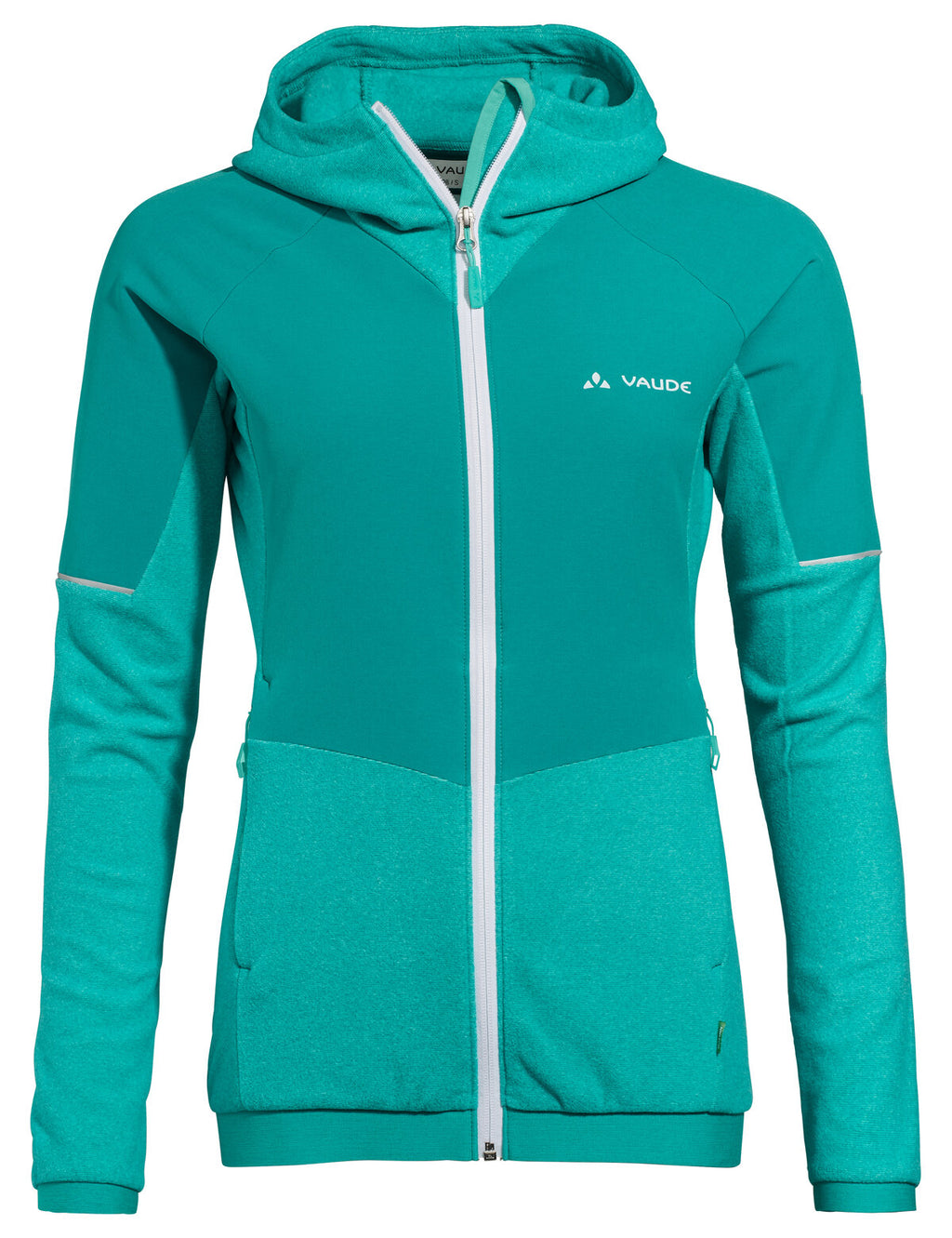 Women's Yaras Hooded Fleece Jacket - peacock