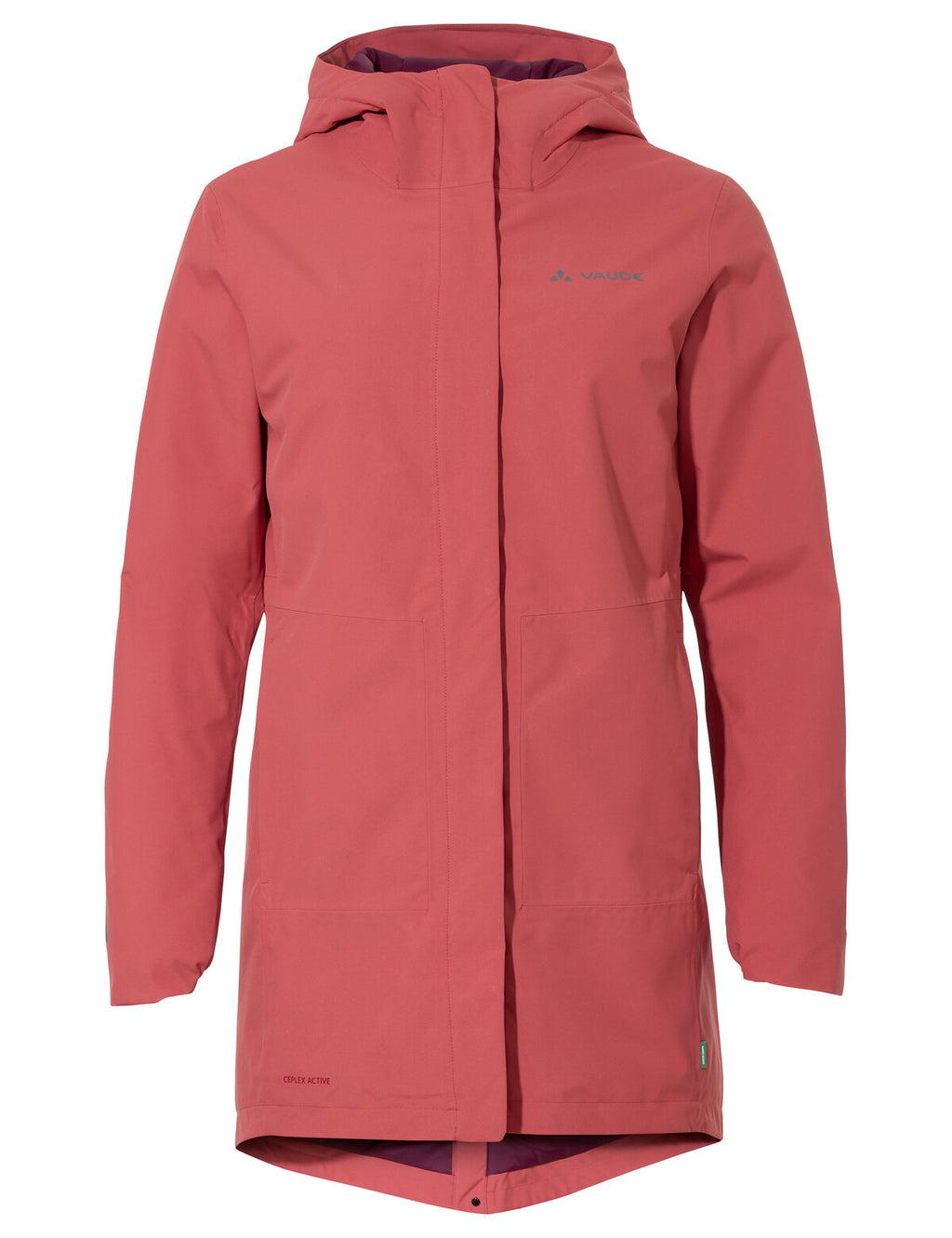 Women's Cyclist padded Parka II - brick