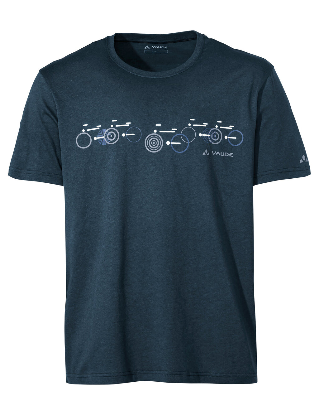 Men's Cyclist T-Shirt V - dark sea uni