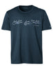 Men's Cyclist T-Shirt V - dark sea uni