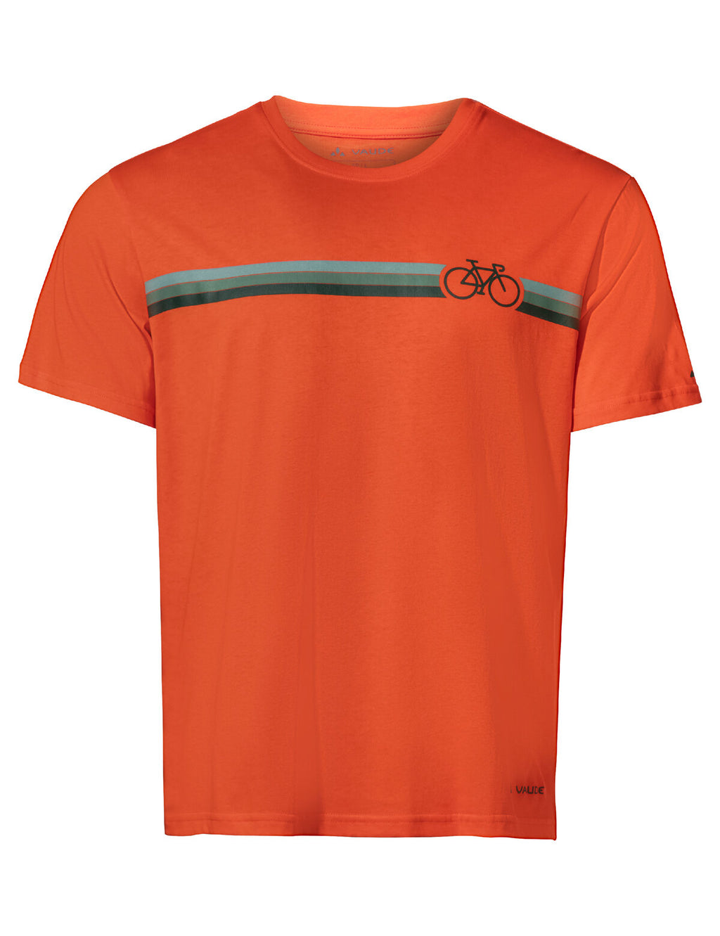 Men's Cyclist T-Shirt V - glowing red