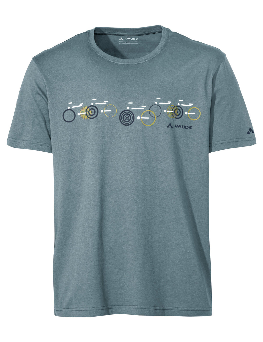 Men's Cyclist T-Shirt V - nordic blue