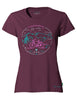 Women's Cyclist T-Shirt V - cassis