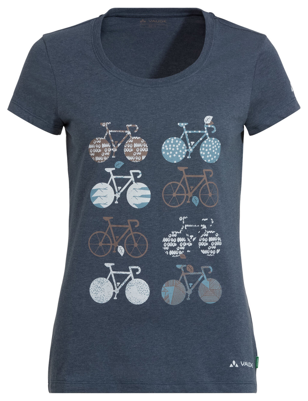 Women's Cyclist T-Shirt V - steelblue