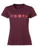 Women's Cyclist T-Shirt V - cassis uni