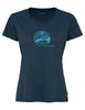 Women's Cyclist T-Shirt V - dark sea/dark sea