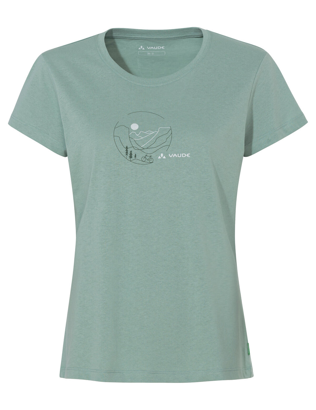Women's Cyclist T-Shirt V - dusty fern