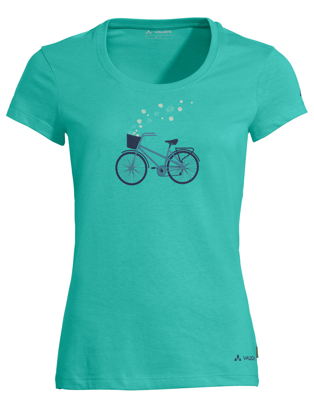 Women's Cyclist T-Shirt V - peacock