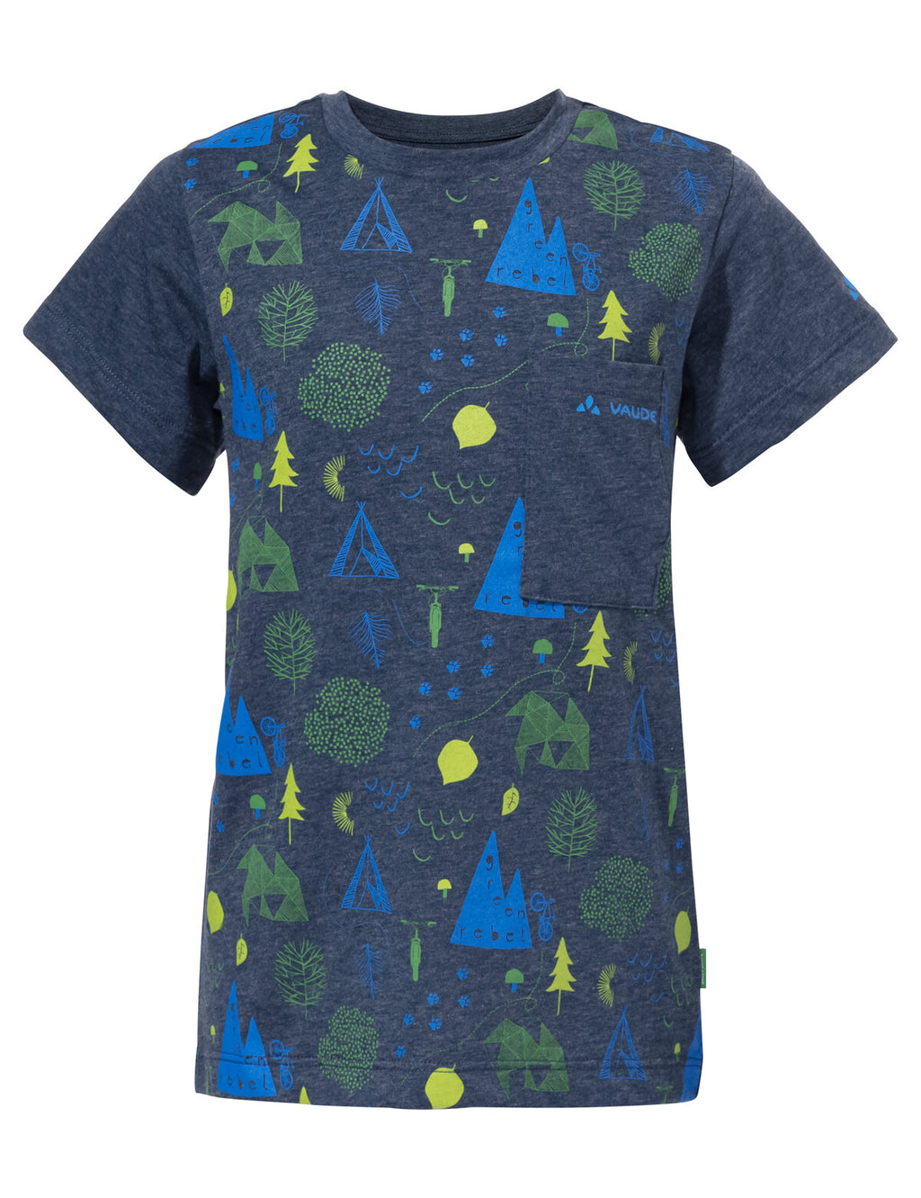 Kids Tammar AOP T-Shirt - dark sea