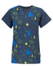 Kids Tammar AOP T-Shirt - dark sea