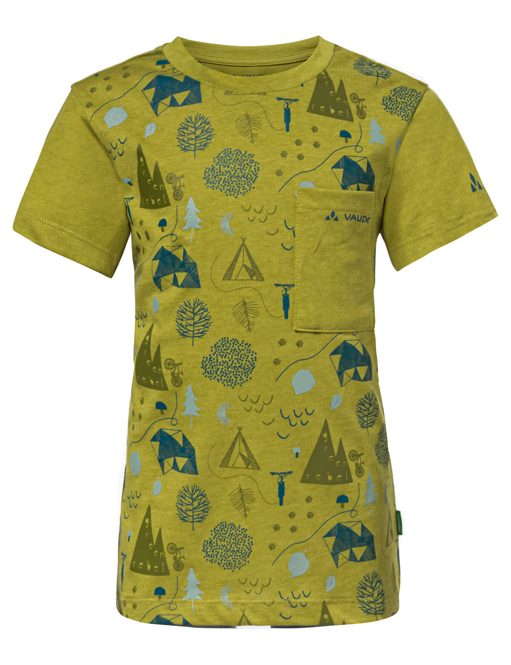 Kids Tammar AOP T-Shirt - wild lime