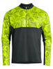 Men's Virt QZip LS T-Shirt - neon yellow
