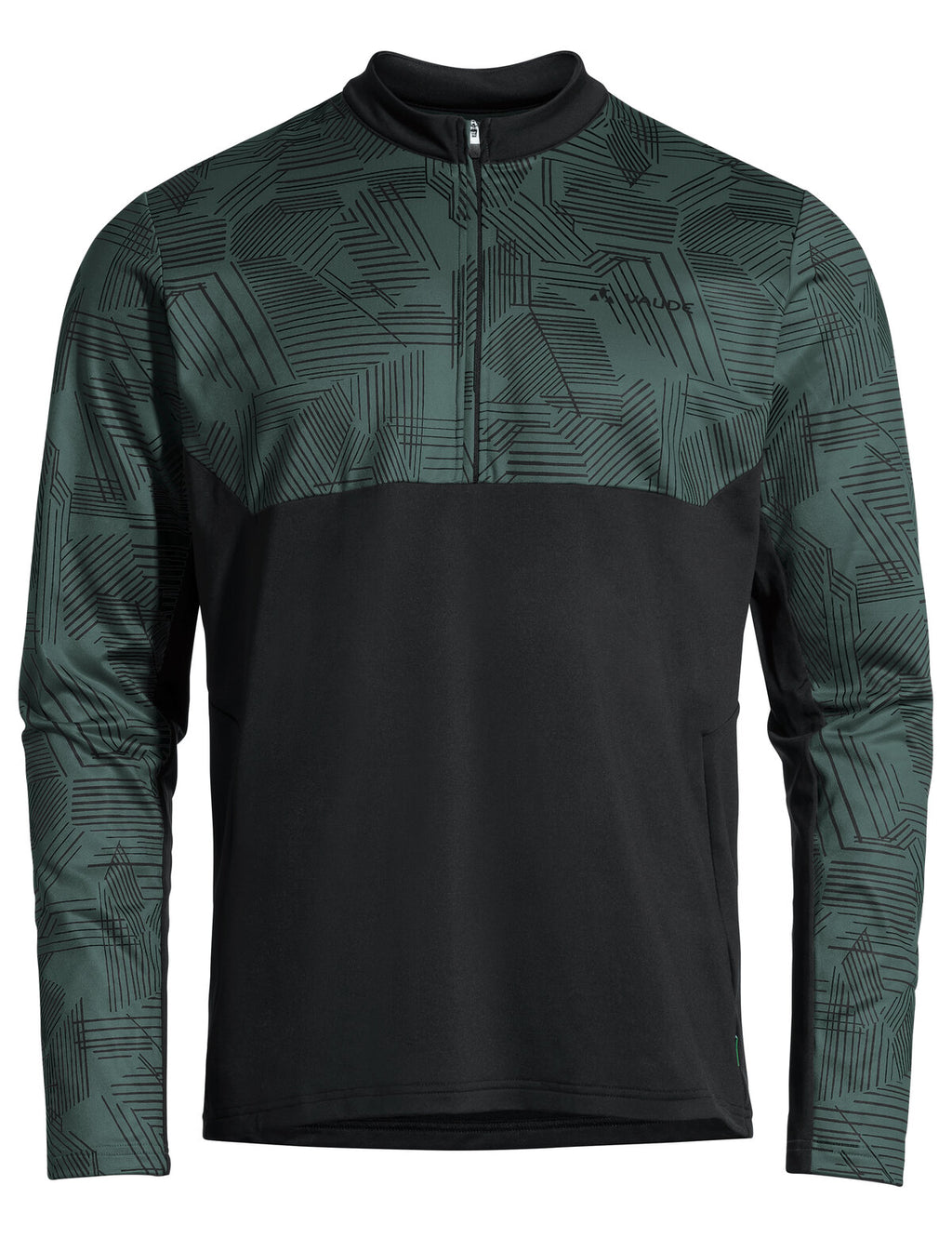 Men's Virt QZip LS T-Shirt - dusty forest