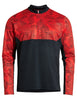 Men's Virt QZip LS T-Shirt - mars red