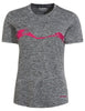 Women's Bracket T-Shirt - black/pink