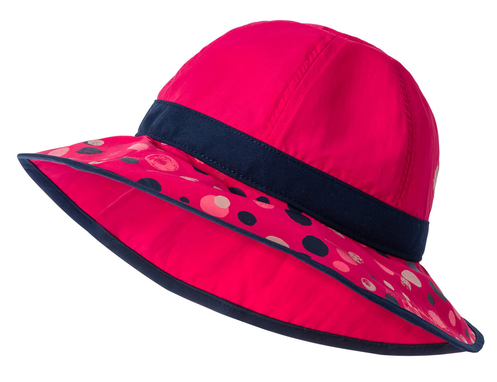 Kids Solaro Sun Hat - bright pink