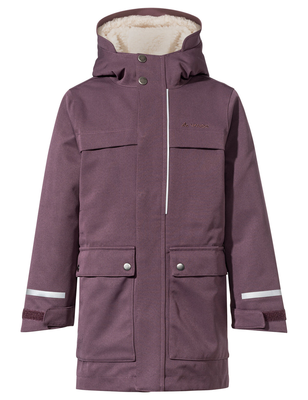 Kids Manukau Parka - blackberry