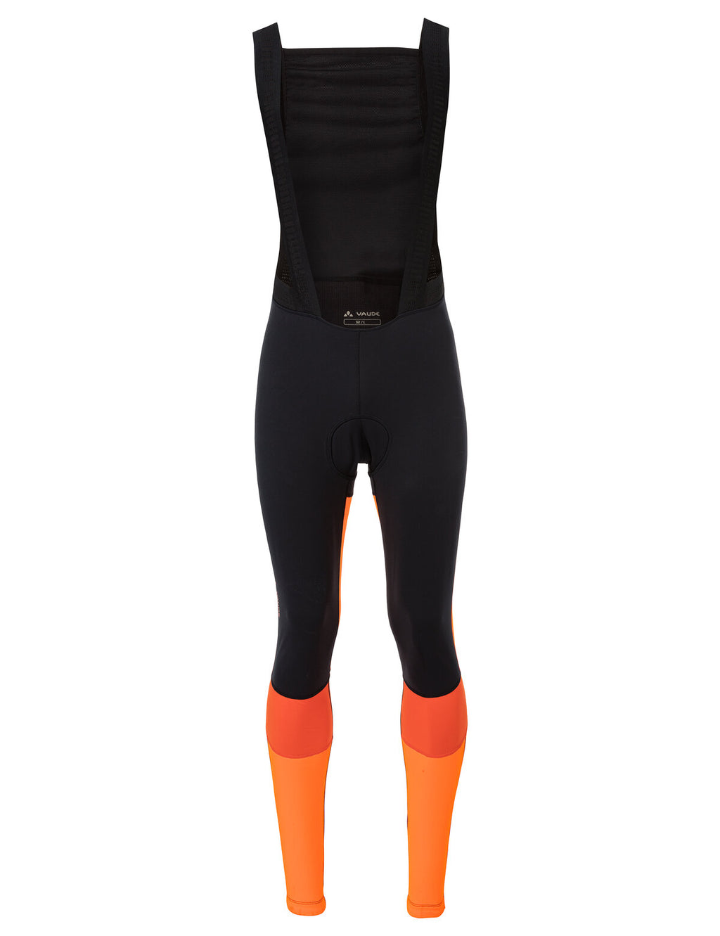 Men's Kuro Warm Bib Tights - neon orange