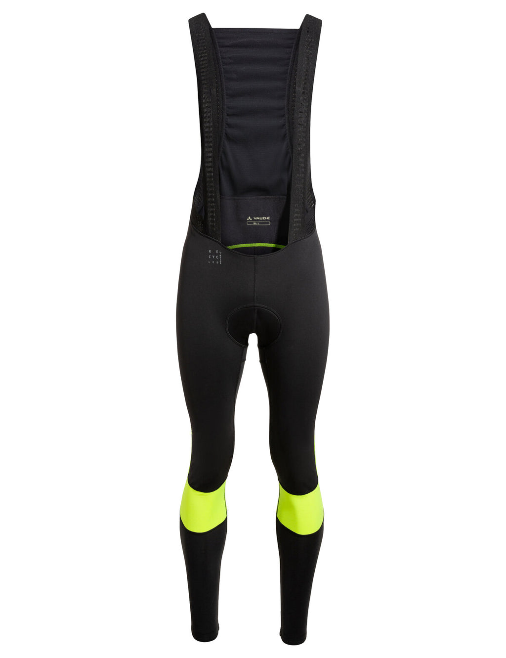 Men's Kuro Warm Bib Tights - neon yellow