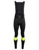 Men's Kuro Warm Bib Tights - neon yellow