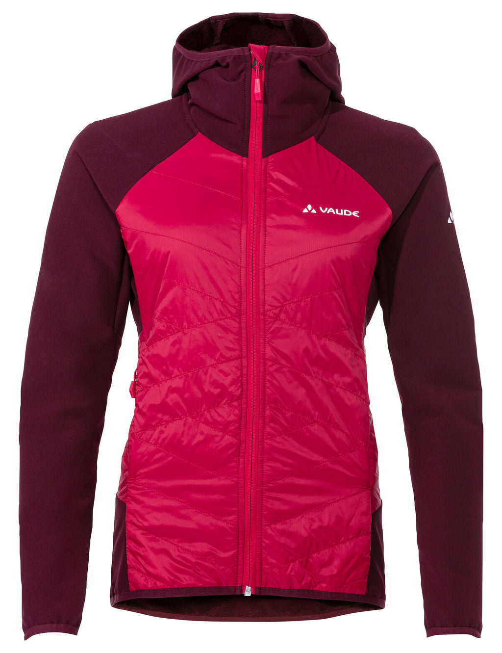 Women's Valdassa Hybrid Jacket - crimson red/cassis